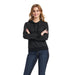 Ariat Women's Animal Instincts Crew Sweatshirt, Black - XLarge  