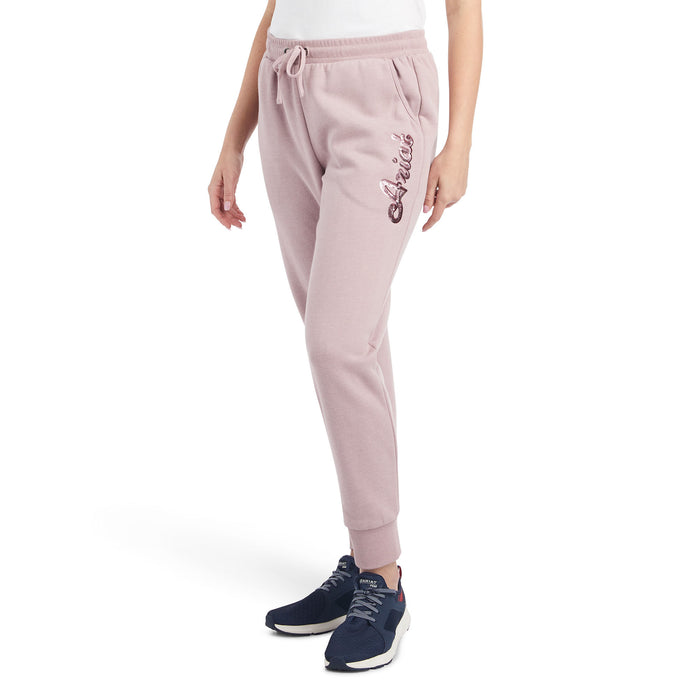 Ariat Women's Real Sweatpant Joggers, Rose Heather - XXLarge  