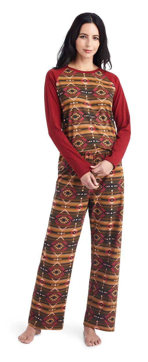 Ariat Women's Pajama Set, Southwestern - XXLarge  