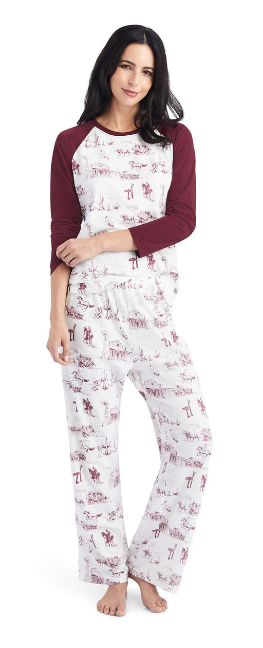 Ariat Women's Pajama Set, Western Toile - XXLarge  