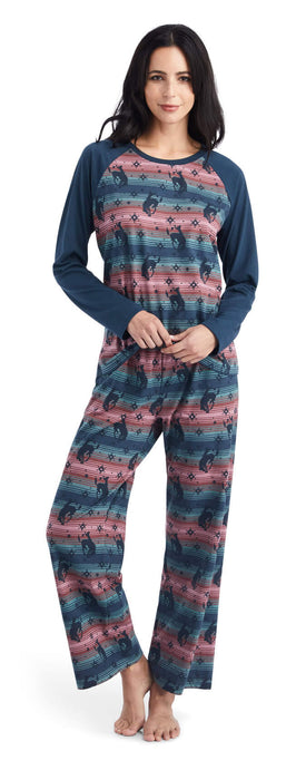 Ariat Women's Pajama Set, Bucking Serape - XXLarge  