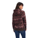 Ariat Womens R.E.A.L. Old West Serape Sweatshirt Hoodie, Mulberry - XXLarge  