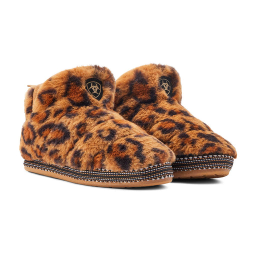 Ariat Women's Bootie Slipper, Dark Leopard - XL  