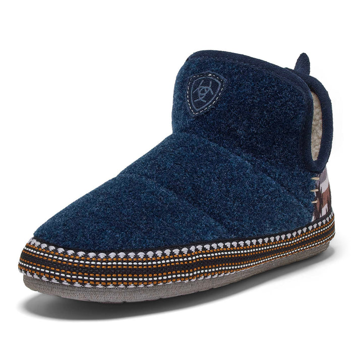 Ariat Women's Bootie Slipper, Denim Southwest - XL  