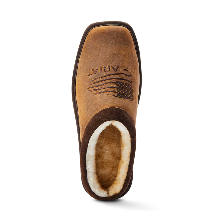 Ariat Men's Patriot Slipper, Oiled Suede - 14  