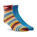 Ariat Southwest Ankle Socks, 2 Pair Pack, Serape/SkyBlue -   