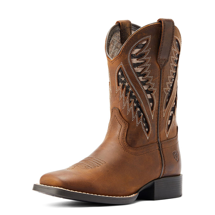 Ariat Youth Quickdraw VentTek Western Boot - 3 3 