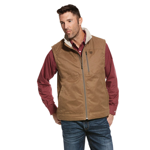 Ariat Mens Grizzly Canvas Insulated Vest - CubMedium