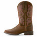 Ariat Womens Round Up Wide Square Toe StretchFit Boot Color Sassy Brown