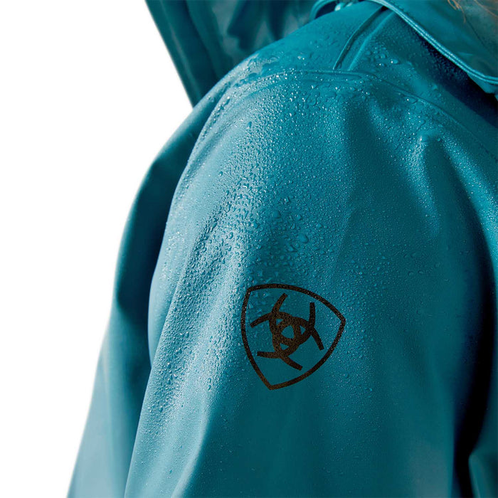 Ariat Womens Drizzle Rain Slicker Color Dragonfly Teal