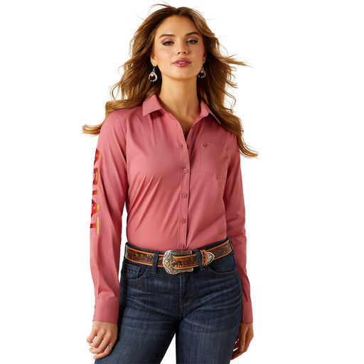Ariat Womens Team Kirby Shirt Color Mauvewood