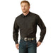 Ariat Mens Wrinkle Free Refines Slub Shirt Color Black