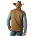 Ariat Mens Caldwell Sherpa Vest Color Brown