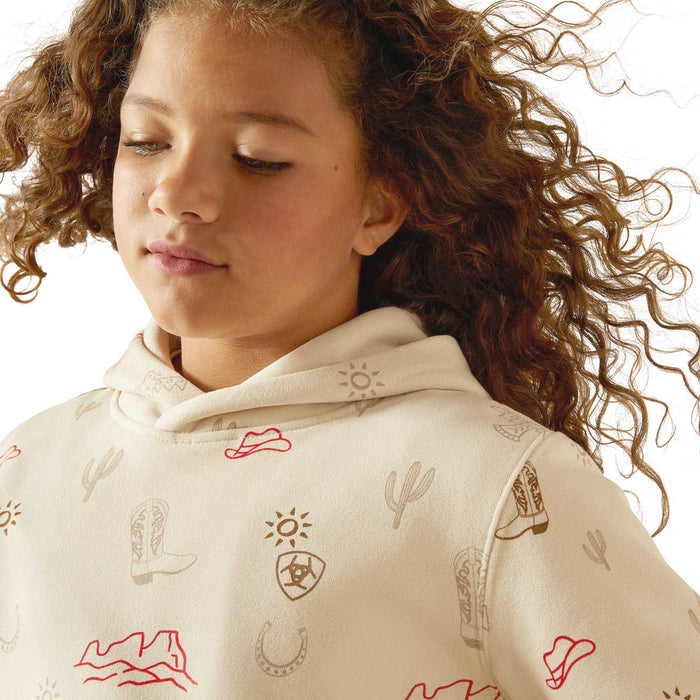 Ariat Girls Hoodie Color Multi