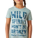 Ariat Girl Short Sleeve Tee Color Blue Green