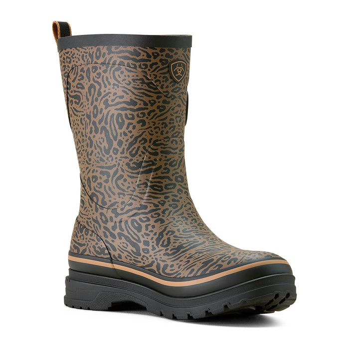 Ariat Womens Kelmarsh Mid Rubber Boot Color Ocelot Print