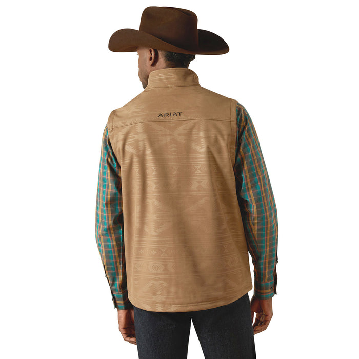 Ariat Mens Vernon Softshell Vest Color Khaki