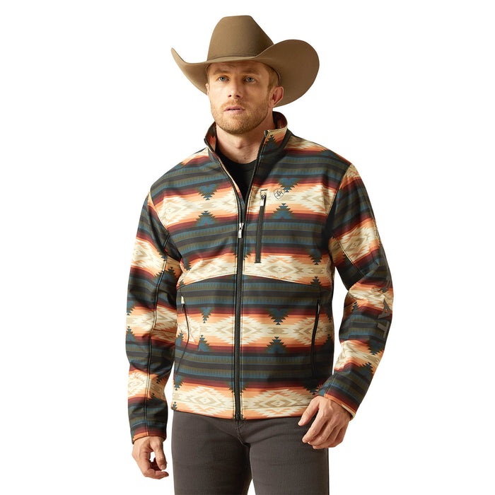 Ariat Mens Logo Softshell Jacket Color multi