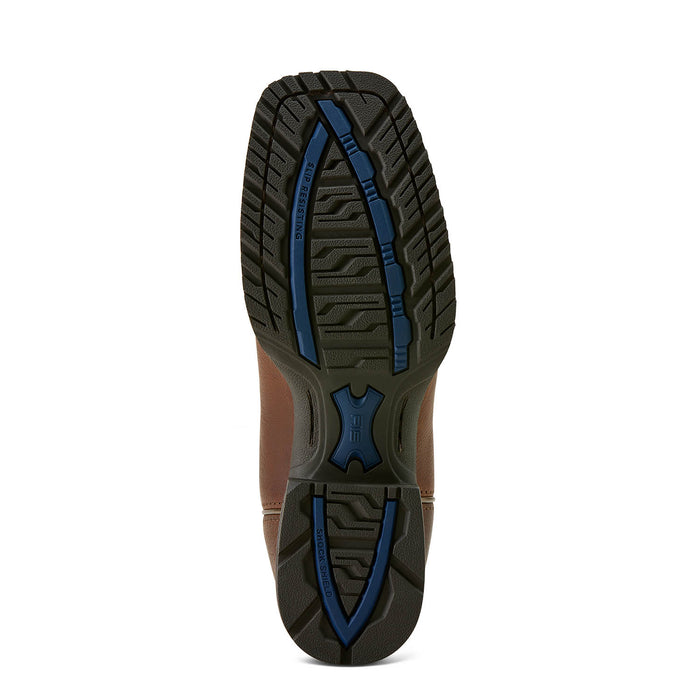 Ariat Womens Hybrid Ranchwork Wide Square Toe Western Boot, 6 Color Brown