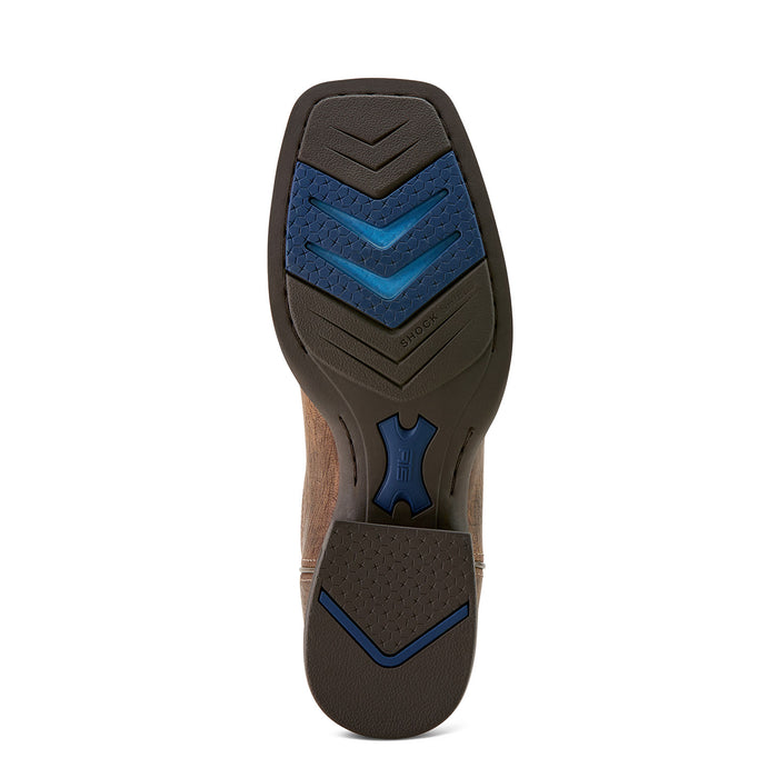 Ariat Mens Steadfast Wide Square Toe Cowboy Boot, 8 D Color Brown