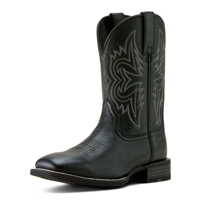 Ariat Mens Western Big Rig Wide Square Toe Cowboy Boot Color Black