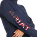 Navy Ariat Team Softshell Jacket - Large  