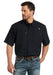 Mens VentTEK Classic Fit Short Sleeve Shirt, Black - XXLarge  