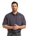 Mens VentTEK Classic Fit Short Sleeve Shirt, Charcoal - XXLarge  