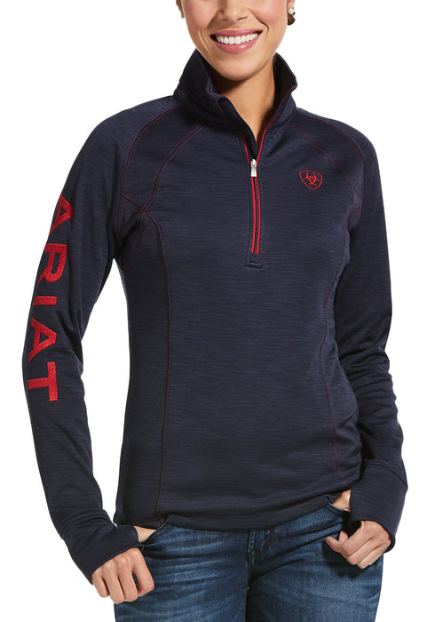 Womens Tek Team 1/2 Zip Sweatshirt, Navy Heather - XXLarge  