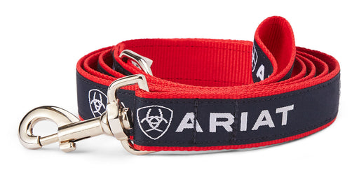 Ariat Team Dog Leash, Navy/Red - 72 in Wide  