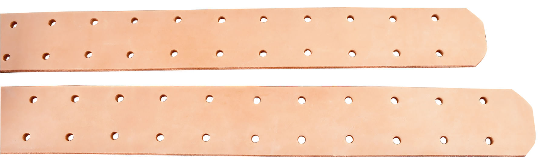 Stirrup Leathers (Pair) 2.5" W - Stirrup Leathers, Horizontal Holes (double row), pair  