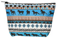 Tribal Horses Cosmetic Pouch - Multi Large 