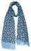 Lila Horse Silhouettes Scarf - Denim  