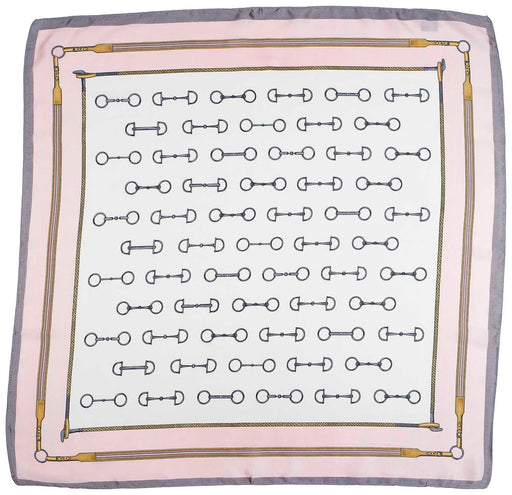 Satin Snaffle Bit Scarf - Pink  