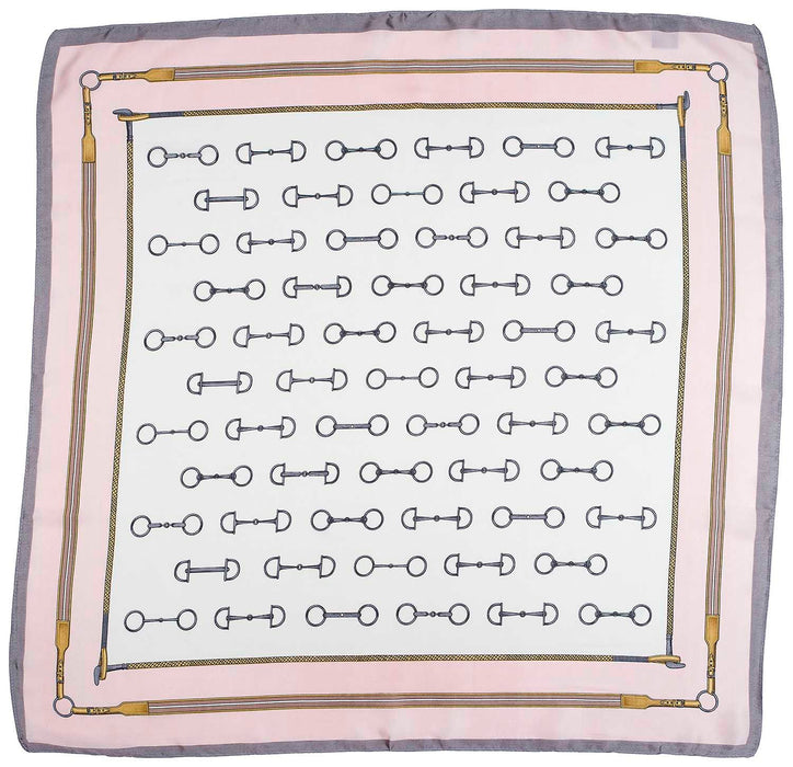 Satin Snaffle Bit Scarf - Pink  