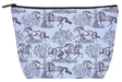 Lila Blue Toile Cosmetic Pouch - Large  