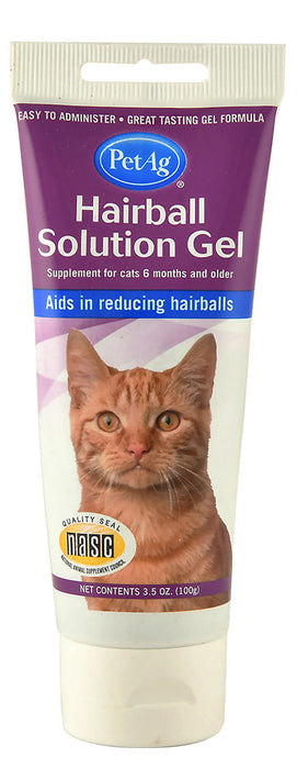 Hairball Solution Gel for Cats -   