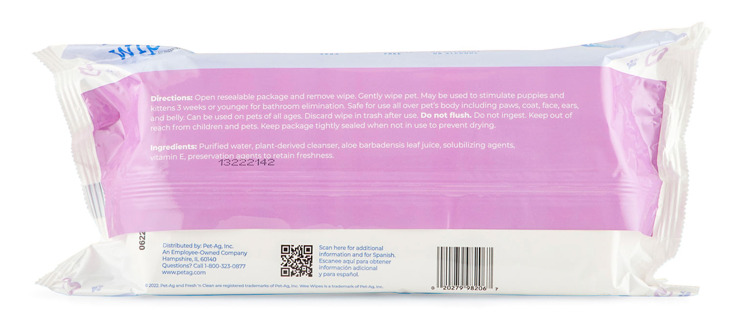 Fresh 'n Clean Wee Wipes, 64 ct -   