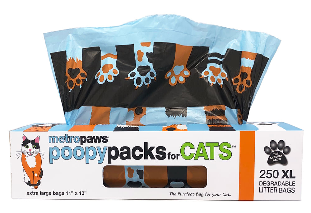 Poopy Packs for Cats - Orange  