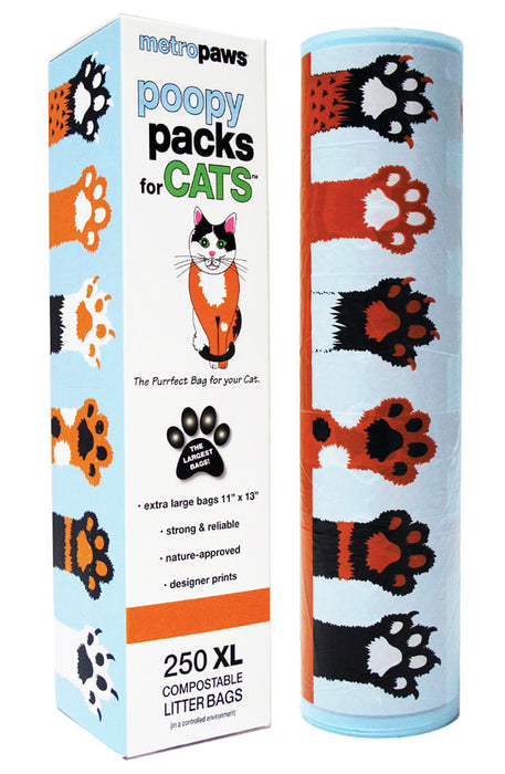 Poopy Packs for Cats - Orange  