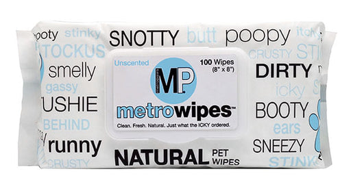 Metro Wipes Natural Unscented Pet Wipes - Metro Wipes Natural Unscented, 100 ct  