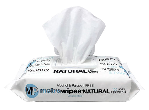 Metro Wipes Natural Unscented Pet Wipes - Metro Wipes Natural Unscented, 100 ct  