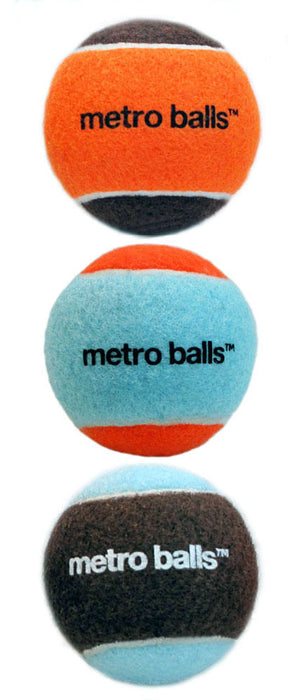 Mini Metro Balls, 3 pk - Orange  