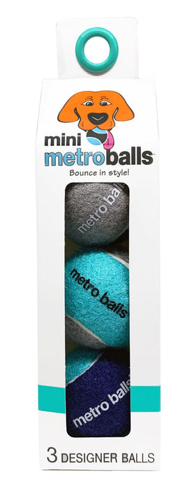 Mini Metro Balls, 3 pk - Sea Foam  