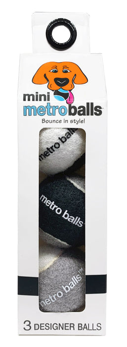 Mini Metro Balls, 3 pk - Black  