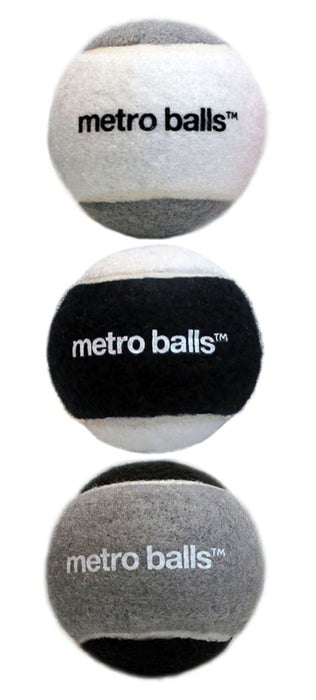 Mini Metro Balls, 3 pk - Black  