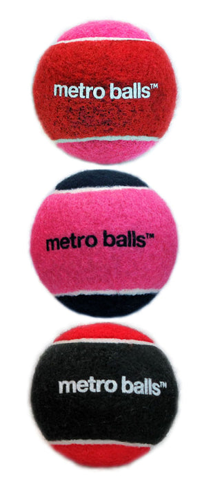 Mini Metro Balls, 3 pk - Pink  