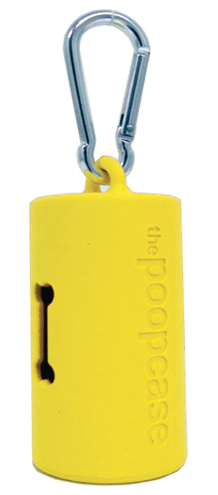 The Poopcase Dog Poop Bag Holder - Yellow  