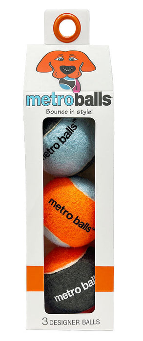 Metro Balls, 3 pk - Orange  