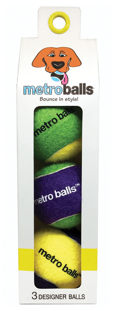 Metro Balls, 3 pk - Yellow  